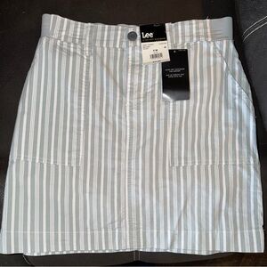 Lee Women's Gray Striped skort